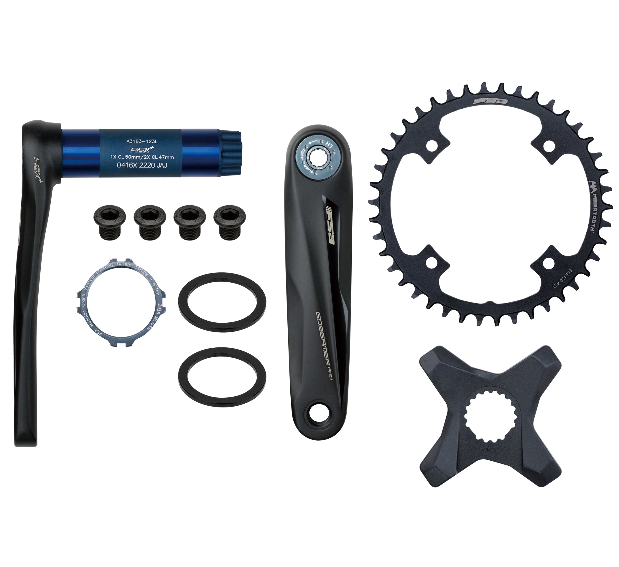Gossamer Pro Modular AGX+ Crankset 1X – FSAProshop