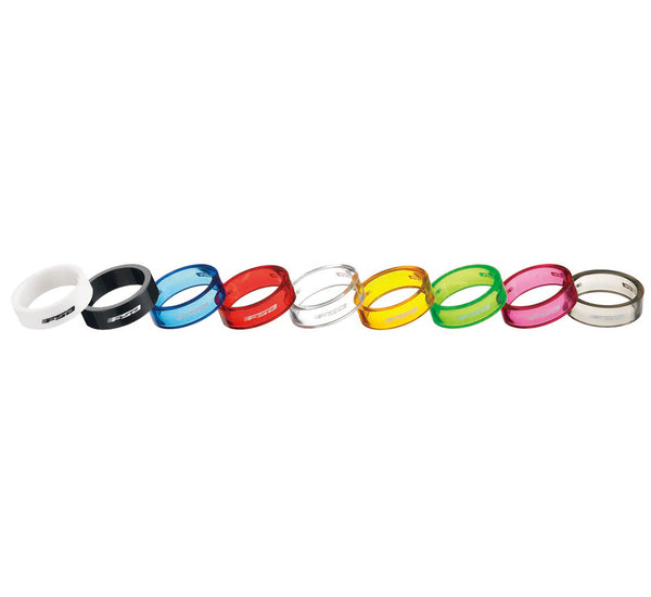 Polycarbonate Headset Spacers 10mm (10 Pack)
