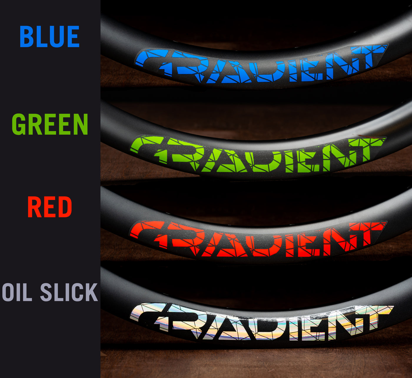 Gradient MTB Rim Decals